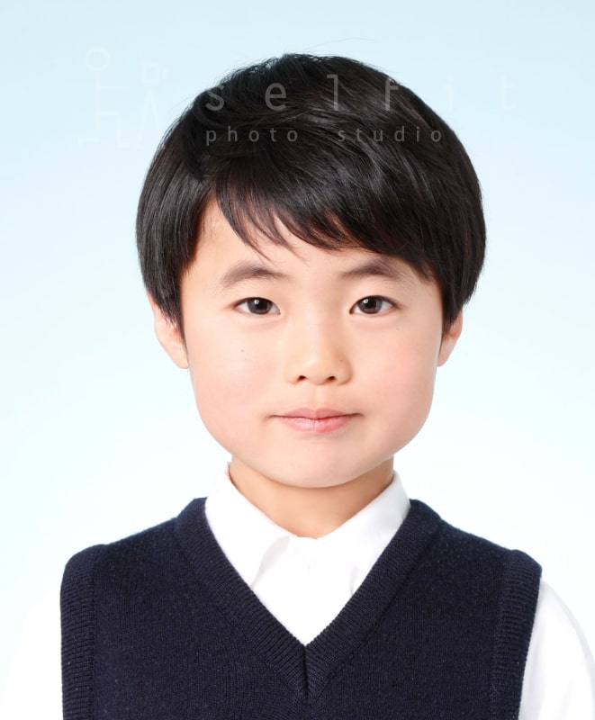 幼・小・中学校受験願書用証明写真